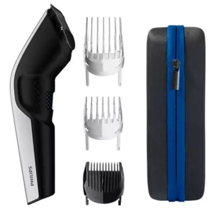 Philips HC5650/15 Cortapelos Serie 5000, Negro y Plata